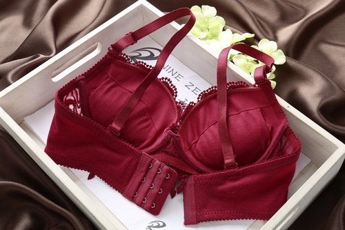 Foreign trade cross-border new style Japanese cute and sexy lace women's padded underwear push-up bra set on behalf of