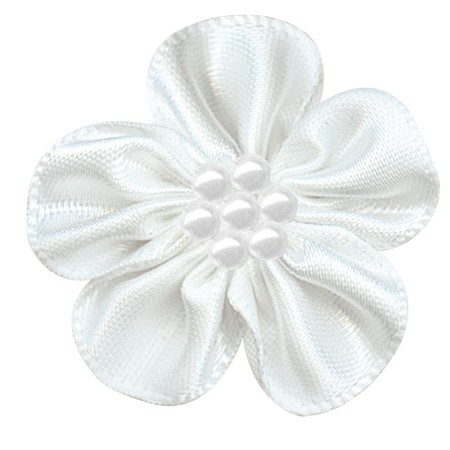 Yao Ming cinta de poliéster DIY pequeña flor ropa interior decoración hecha a mano cinta flor horquilla Decoración Accesorios