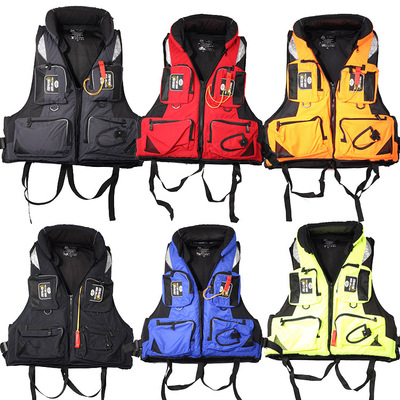 Fishing Life jacket Rock Fishing adult Go fishing Vest vest multi-function Removable portable Swimming buoyancy