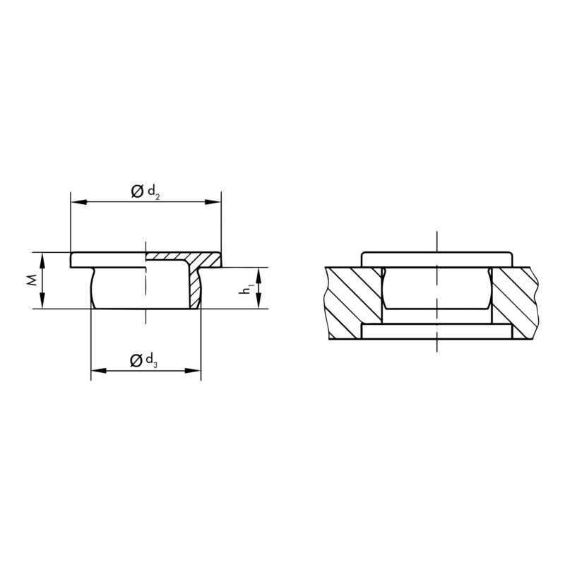 wurth/伍尔特黑色保护塞-GPN300-F37-55-BLACK