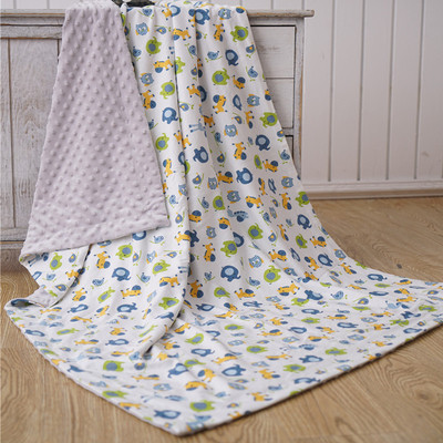Foreign trade Cotton baby Blanket peas children Blankets Newborn Appease Blanket thickening