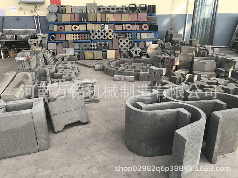万铭砖机可以生产的砖型.jpg
