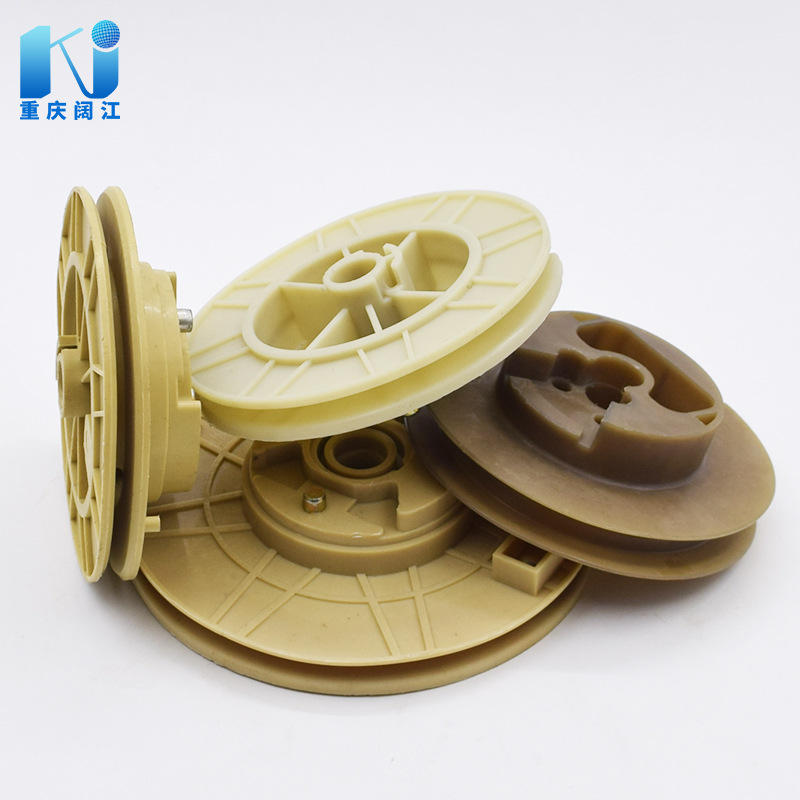 批发柴油发动机拉盘胶轮 胶轮 拉盘轮 尼龙轮  拉绳绞轮 拉盘大轮