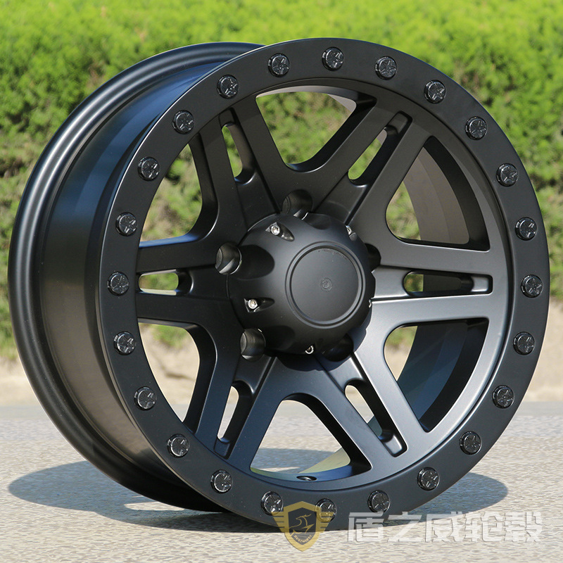 适用北汽212BJ40猎豹帕杰罗LC80帕拉丁勇士吉普2500负值轮毂16寸