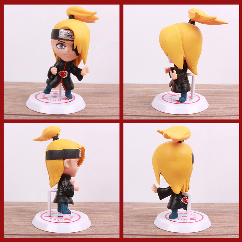 11Pcs Narut Akatsuki Itachi Yahiko Orochimaru PVC Figures Statue