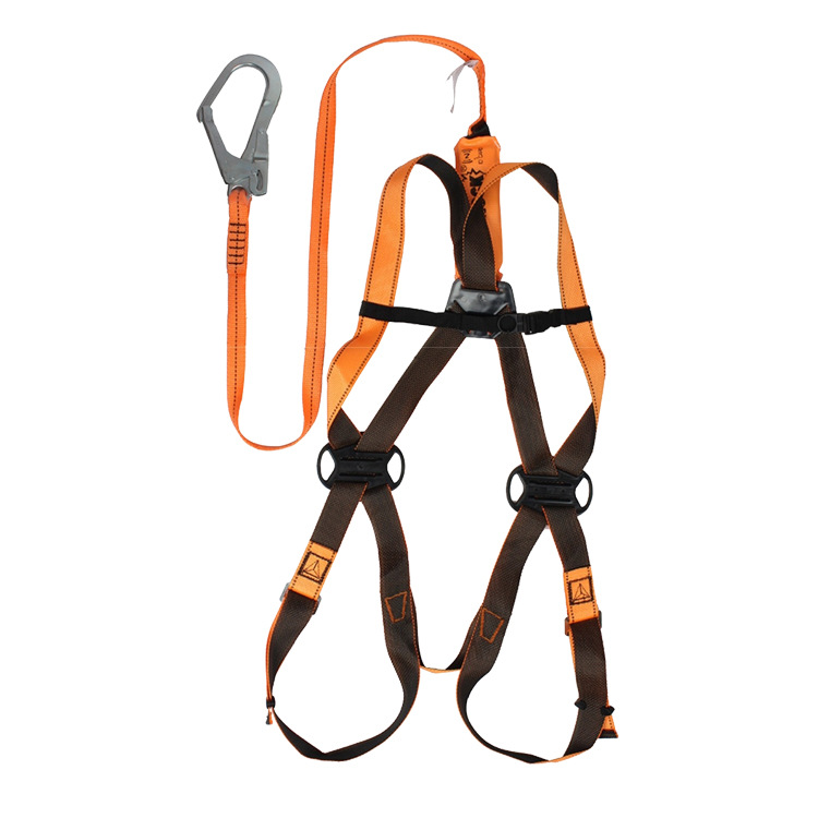 防坠落安全带 经济型防坠安全带套装 大挂钩全身式缓冲安全带
