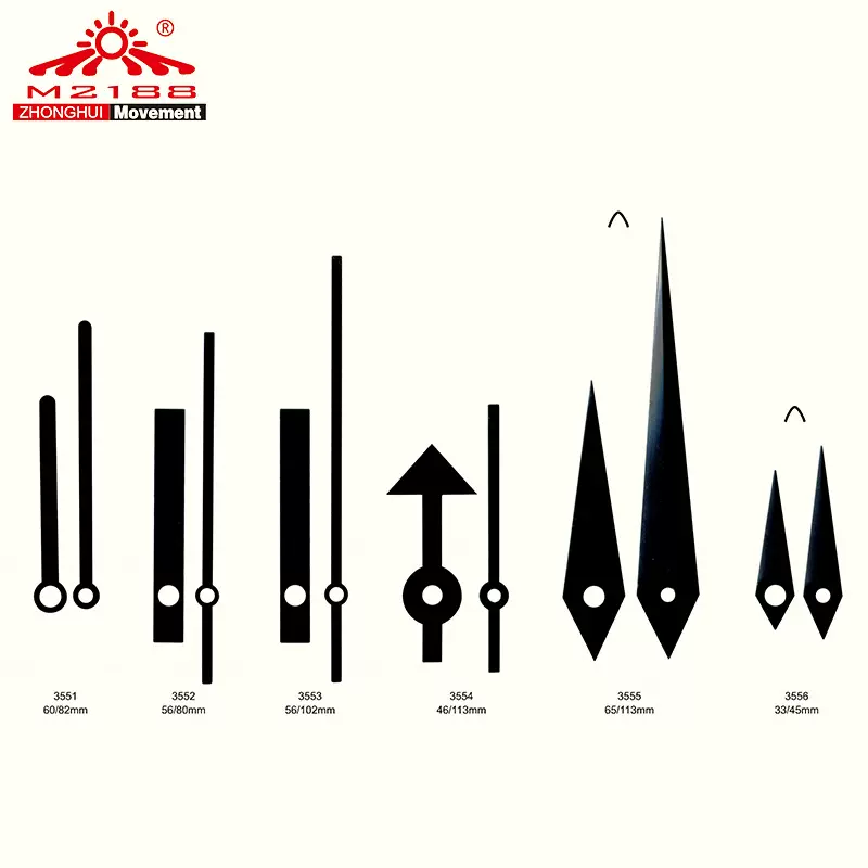 石英钟表配件指针时分针替换 创意指针厂家直供批发 代发龙海中惠