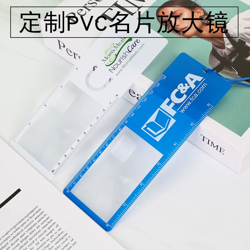 Заводская прямая Закладка шкала пожилые Чтение Портативный портативный Студенческая линейка увеличительное стекло эксцентричный 50 Френеля