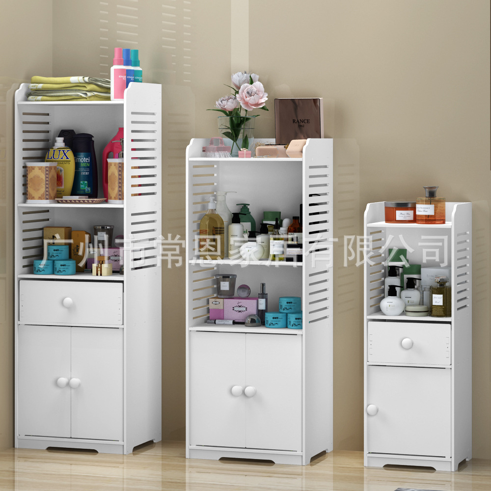 衛生間置物架落地式儲物櫃子廁所馬桶免打孔家用洗手間浴室收納架