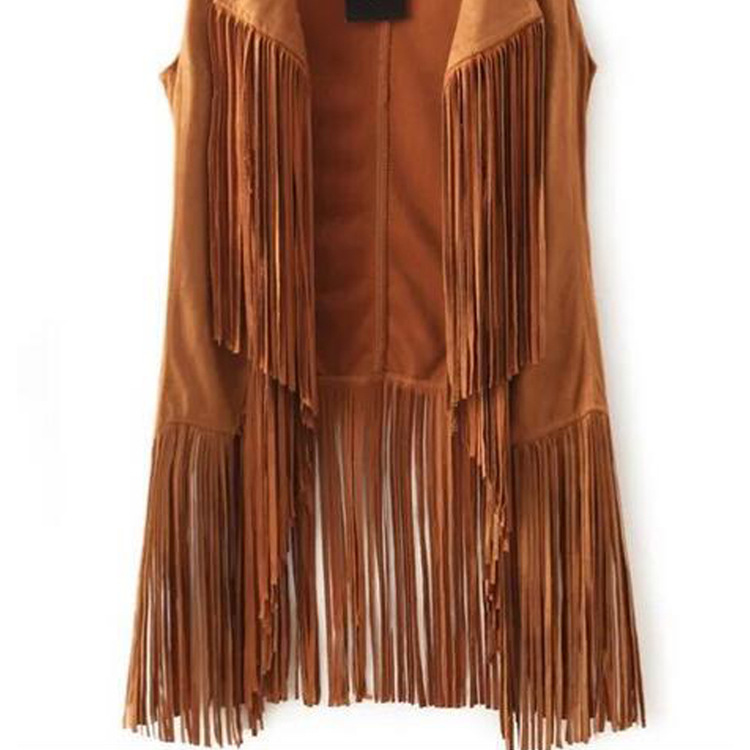 Gilet femme en Velours velours daim - Ref 3434791 Image 4