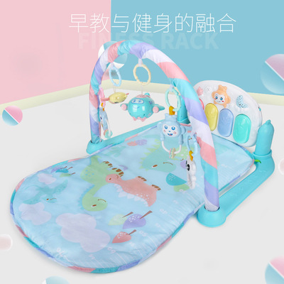 新款婴幼儿多功能脚踏琴健身架 0-18个月宝宝益智早教玩具|ms