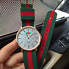 Ultra thin nylon watch, cloth quartz watches for beloved, Korean style, internet celebrity