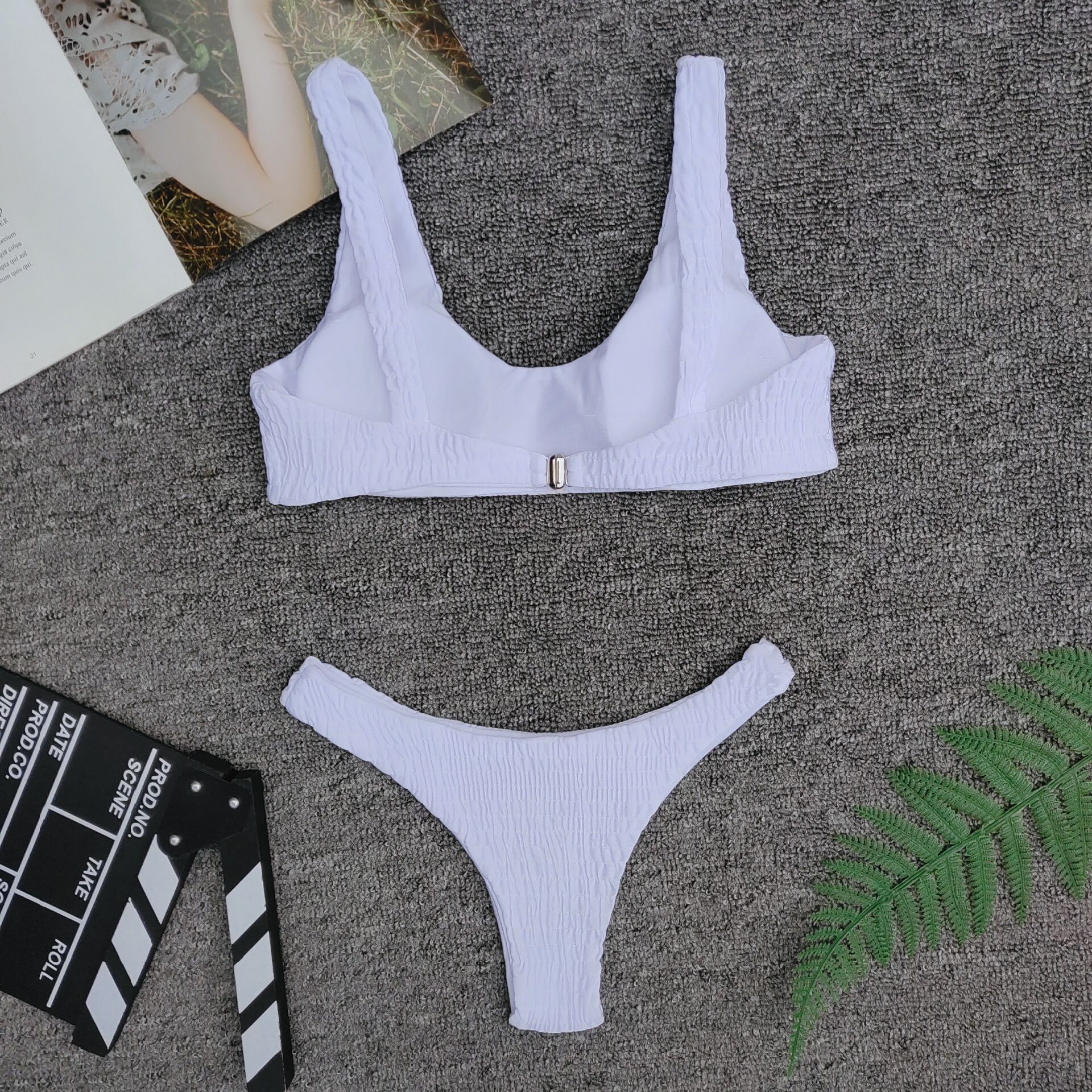 new bikini solid color sexy split bikini NSZO1719