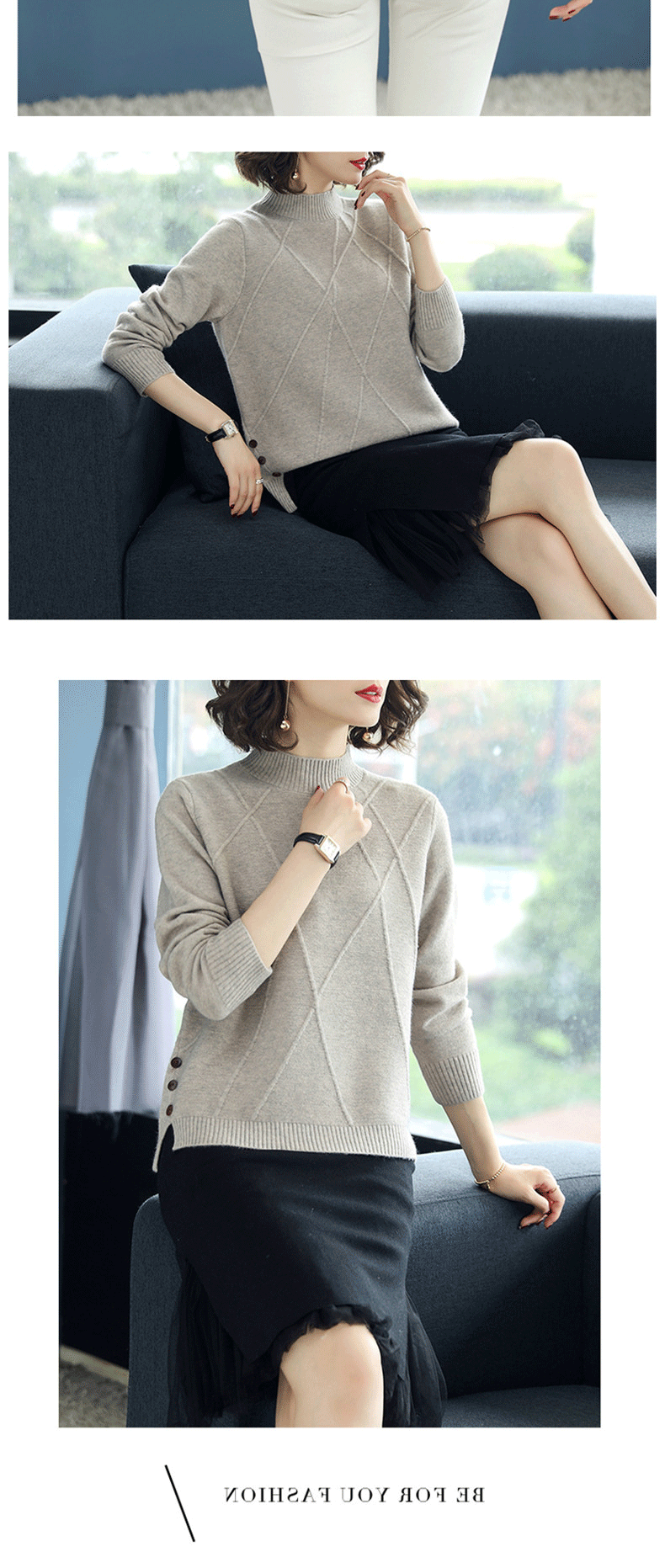 Pull femme en Fibre de polyester Polyester  - Ref 3414128 Image 16