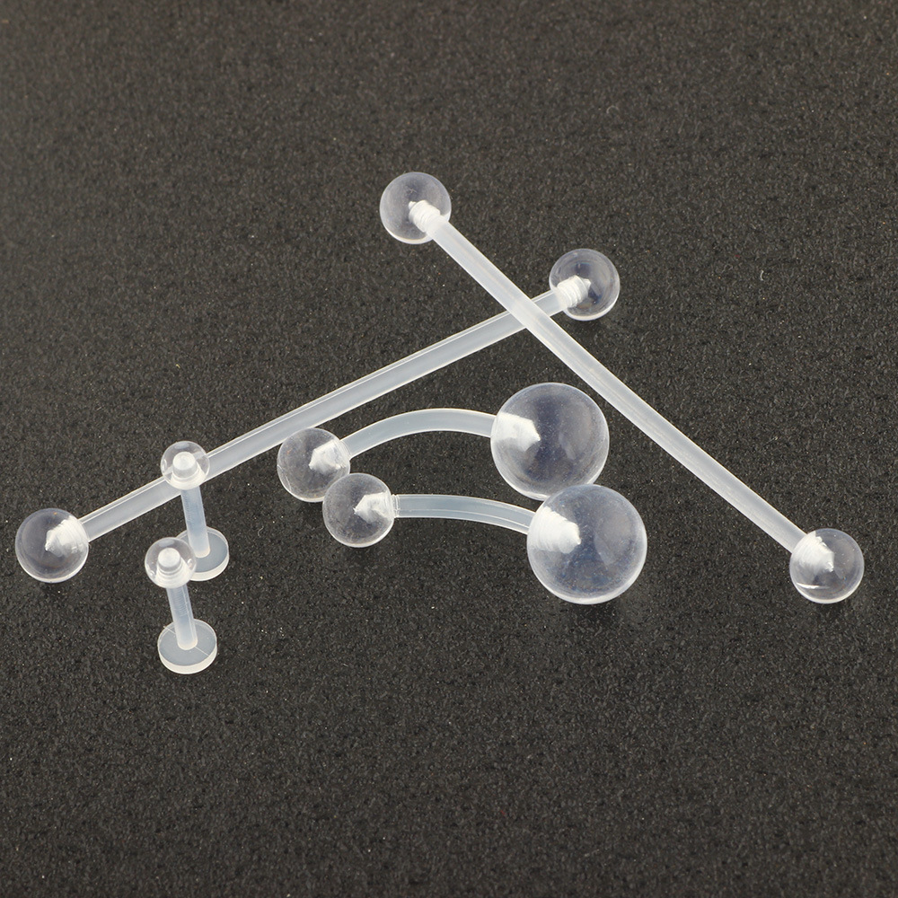 Labret piercing jewelry detail image