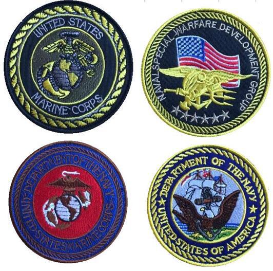 厂家直销美定  刺绣徽章刺绣布贴 热销布贴批发魔术贴