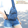 Men's one-shoulder bag, sports backpack, chest bag, shoulder bag, suitable for import, wholesale