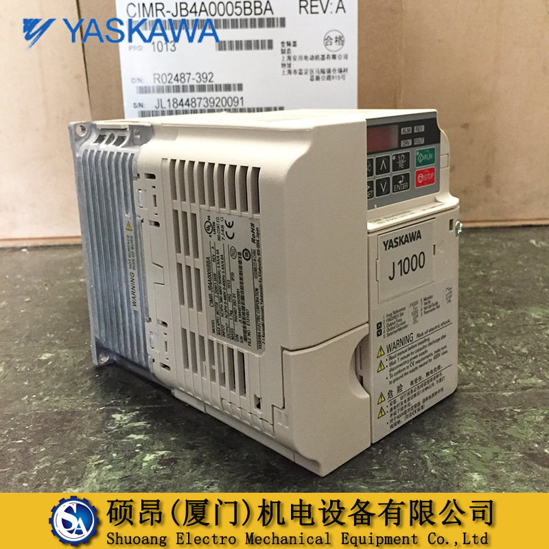 销售CIMR-JBBA0002BBA全新原装安川变频器0.2KW 单相220简易型