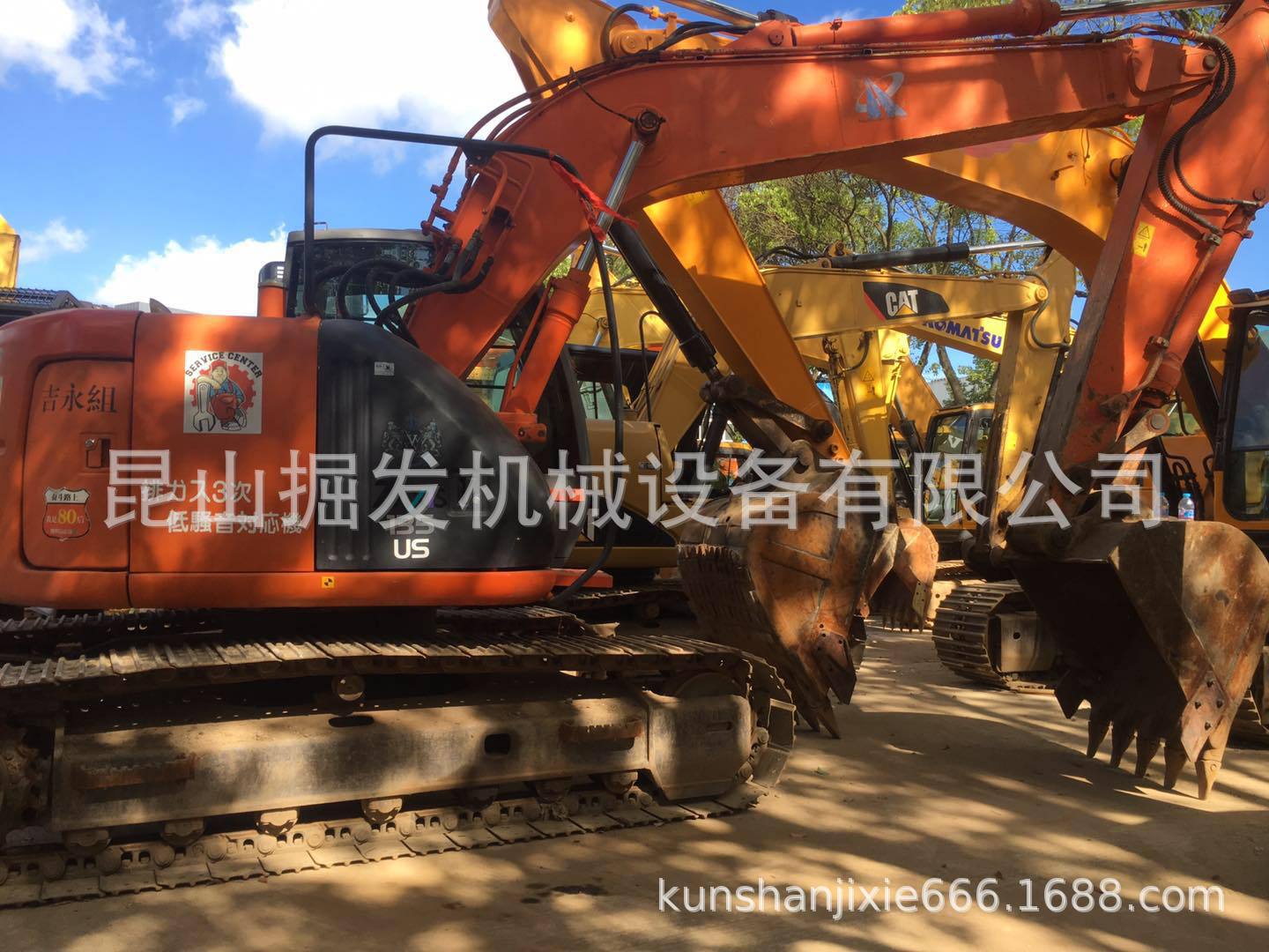 二手日立ZX135US履带挖掘机，二手日立135 120-6钩机挖机