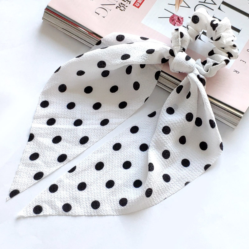 Simple Polka Dot Elastic Hair Scrunchies display picture 8