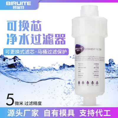 【高端定制】家用净水器可换芯花洒小前置过滤器 定制专属logo