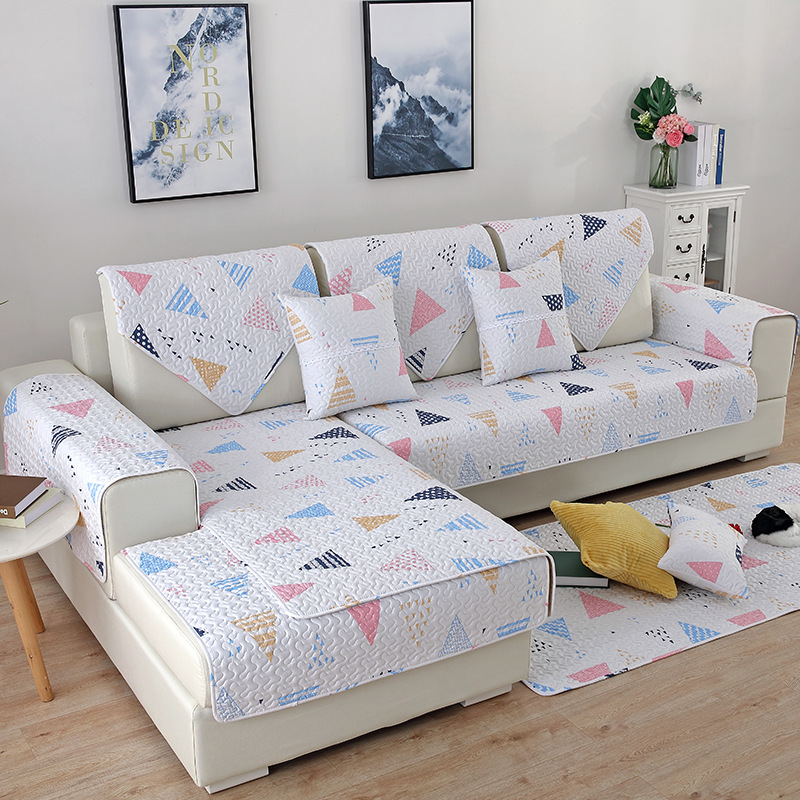 纯棉布艺四季通用沙发垫 简约现代客厅全棉沙发巾沙发套厂家直销