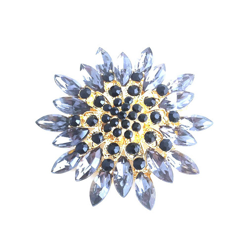 Korean version acrylic brooch clothing accessories wedding crystal rhinestone brooch gift silk scarf buckle manufacturer wholesale