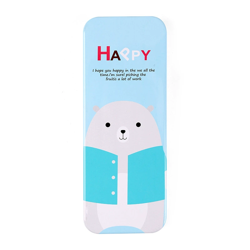 Pencil case for pencils, universal tin box, stationery