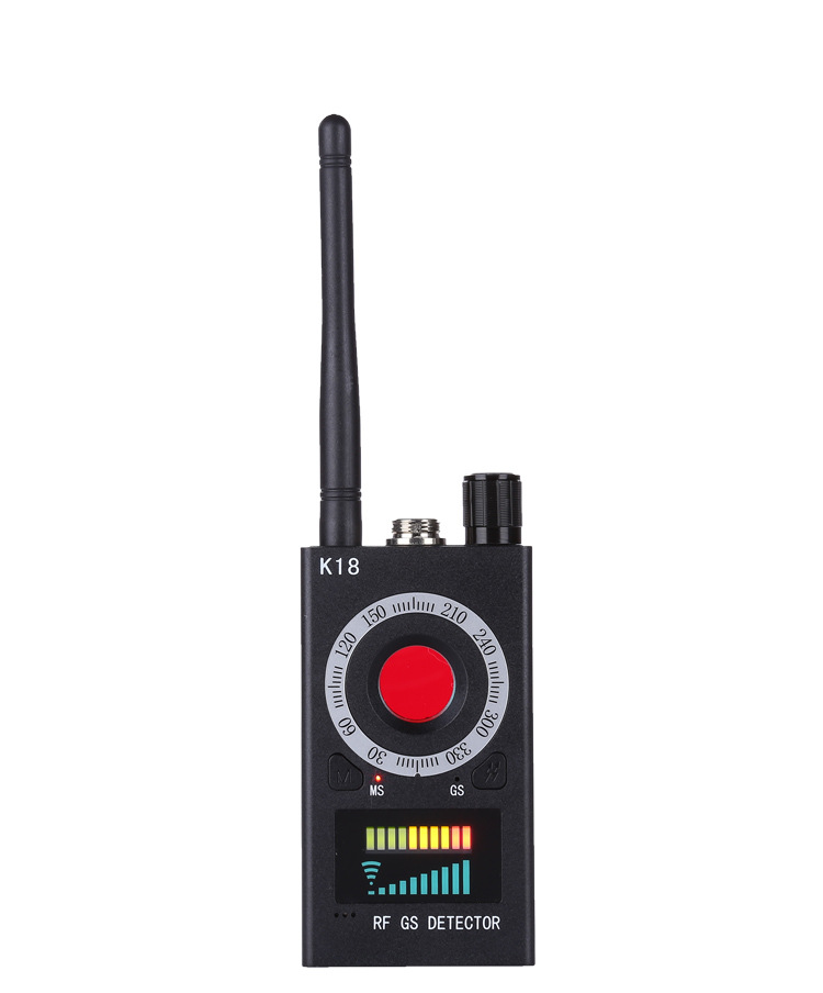 K18 1MHZ-6.5GHZ K18 GSM RF Signal Detector Anti-spy Detector Camera Wireless GPS Anti-sneak Shot Monitoring Positioning Detector - Famidy.com