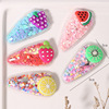 Children's fruit hair accessory, cute nail sequins, Korean style