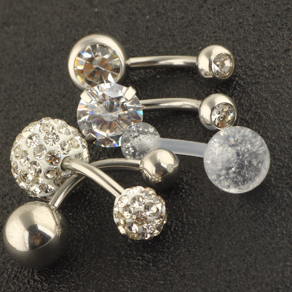 Labret piercing jewelry detail image