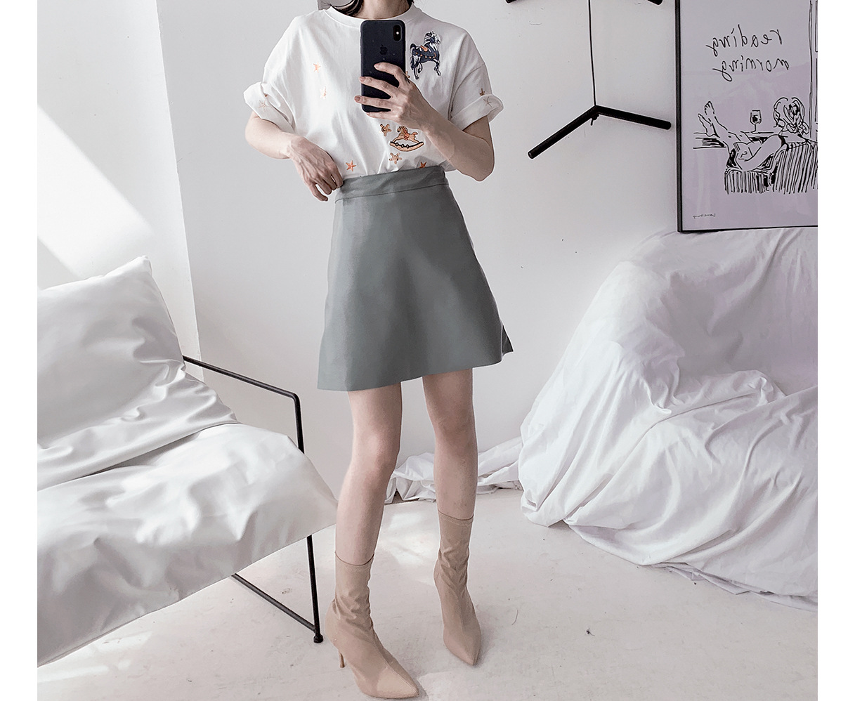 Jupe femme BAOCHENG BON PRODUIT en Cuir PU - Ref 3330438 Image 17