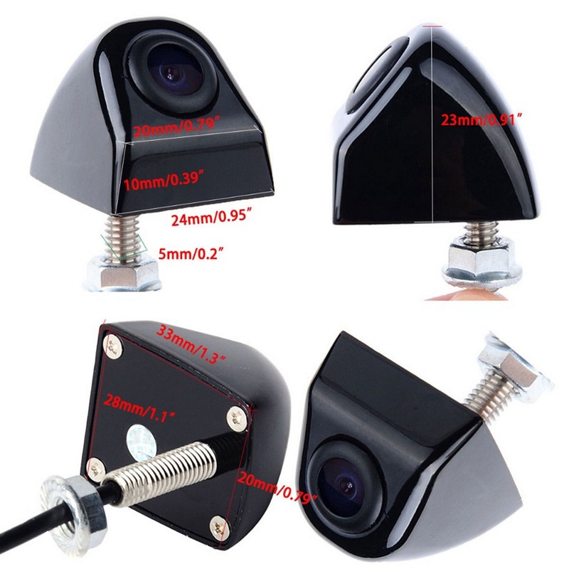 Hd Car Camera Small Korean Screw Type Rear View Color Night Vision Reversing