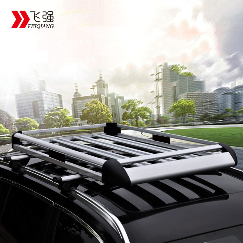 []Car Universal Luggage Rack Roof Luggage Frame Roof Luggage Rack Aluminum Alloy Luggage Frame