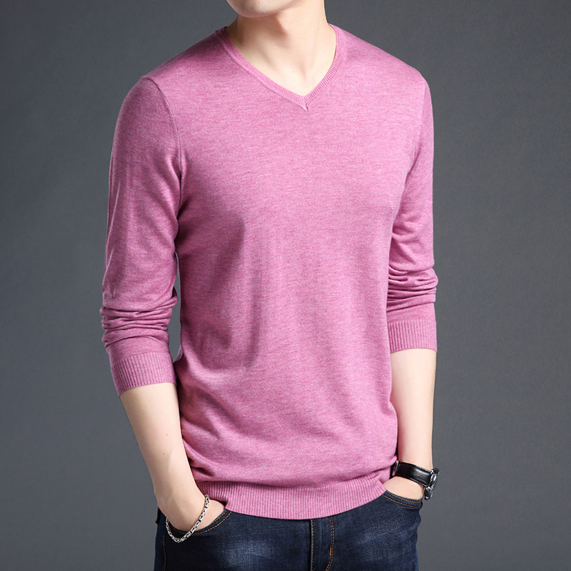 solid color demi-season sweater