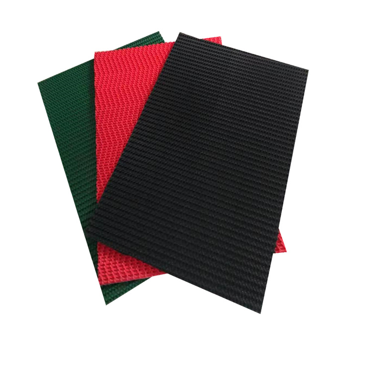 黑色草坪花纹输送带6毫米厚爬坡输送带 物流输送皮带传送带