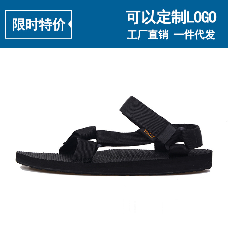 factory Direct selling men and women outdoors leisure time slipper non-slip wear-resisting travel lovers Sandals Dual use One piece On behalf of