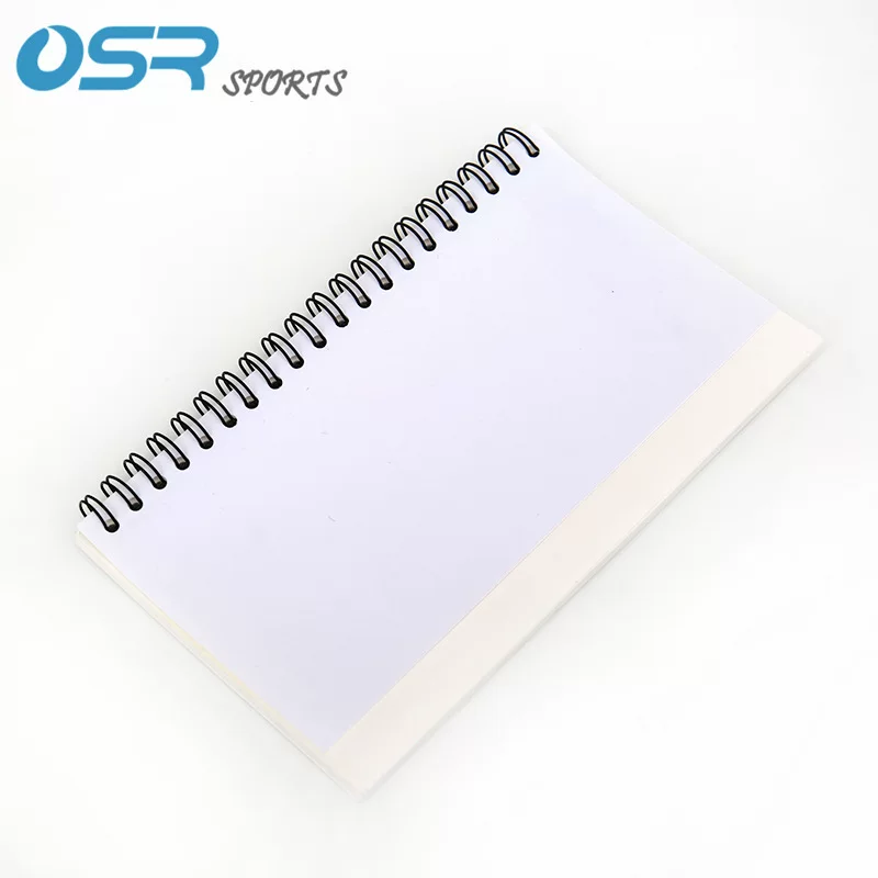 Waterproof paper in the inside of the diving notebook