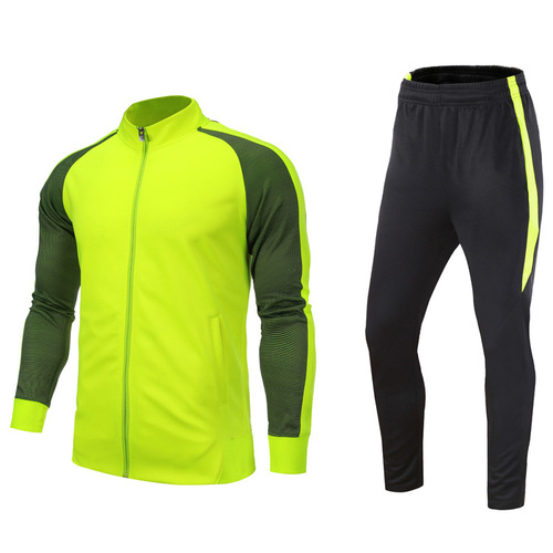 Football training suit men's long-sleeved spring, autumn and winter quick-drying clothes football trousers football uniforms football jacket customization