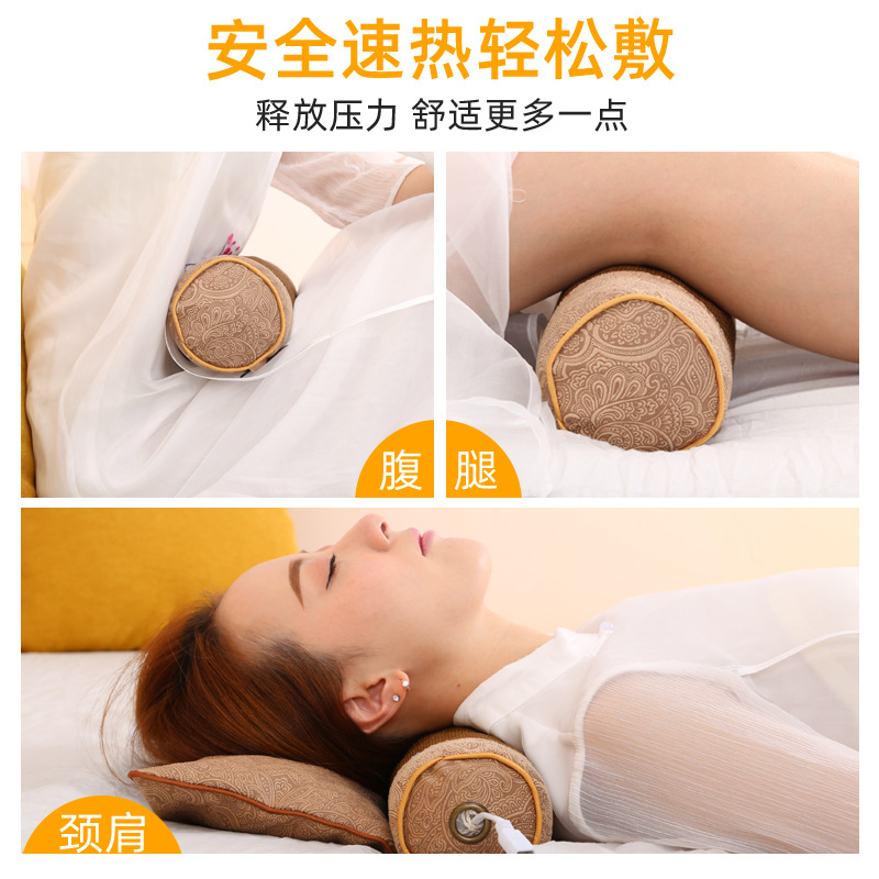 Heat pad Holy Garden Tang electric heating neck and shoulder pillow coarse salt large granules sea salt moxa therapy salt bag for home use and shipping