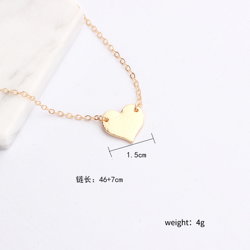 4g Weight Necklace Classification Fashion New Retro Long Heart Simple Sweater Clothing Chain Accessories