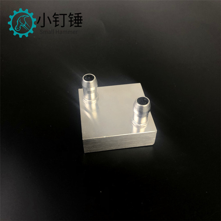 水冷头40*40水冷板 吸热液冷 CPU半导体 制冷片正出 散热器 模具