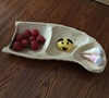 Old bamboo root fruit plate dry fruit snack dish Bamboo root carving basin house handmade fruit basket special dish dish melon seed plate