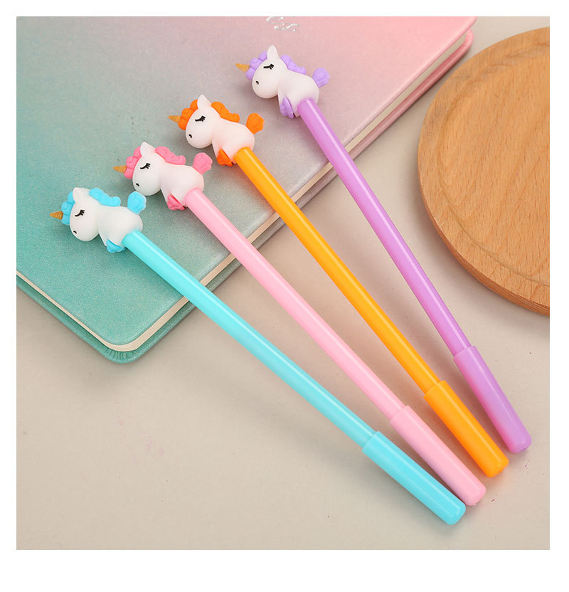 1 Piece Unicorn Class Learning Plastic Cute Gel Pen display picture 1