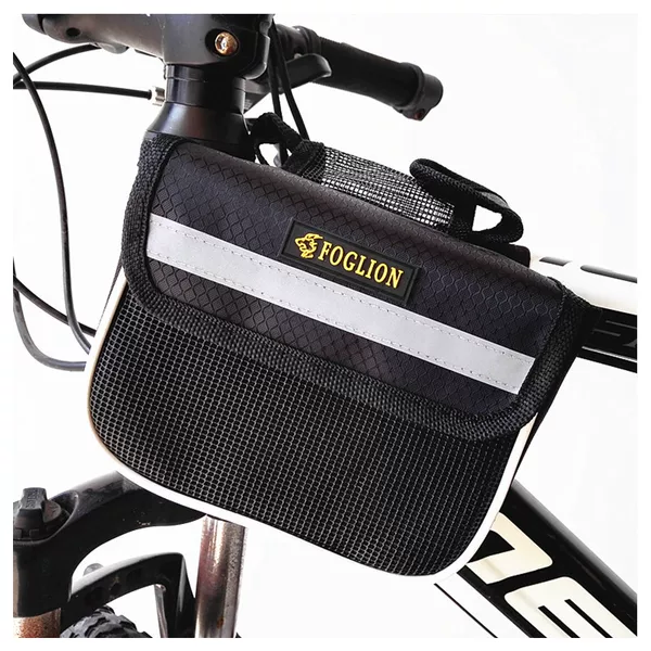 Mountain bike bag extra large front bag upper tube bag saddle bag bilateral bicycle large beam bag riding equipment bag