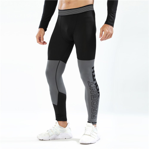 Hunting Star New Men's Fitness Sports Leggings Running Training Highly Elastic Breathable Men's Quick-Drying Tights 207