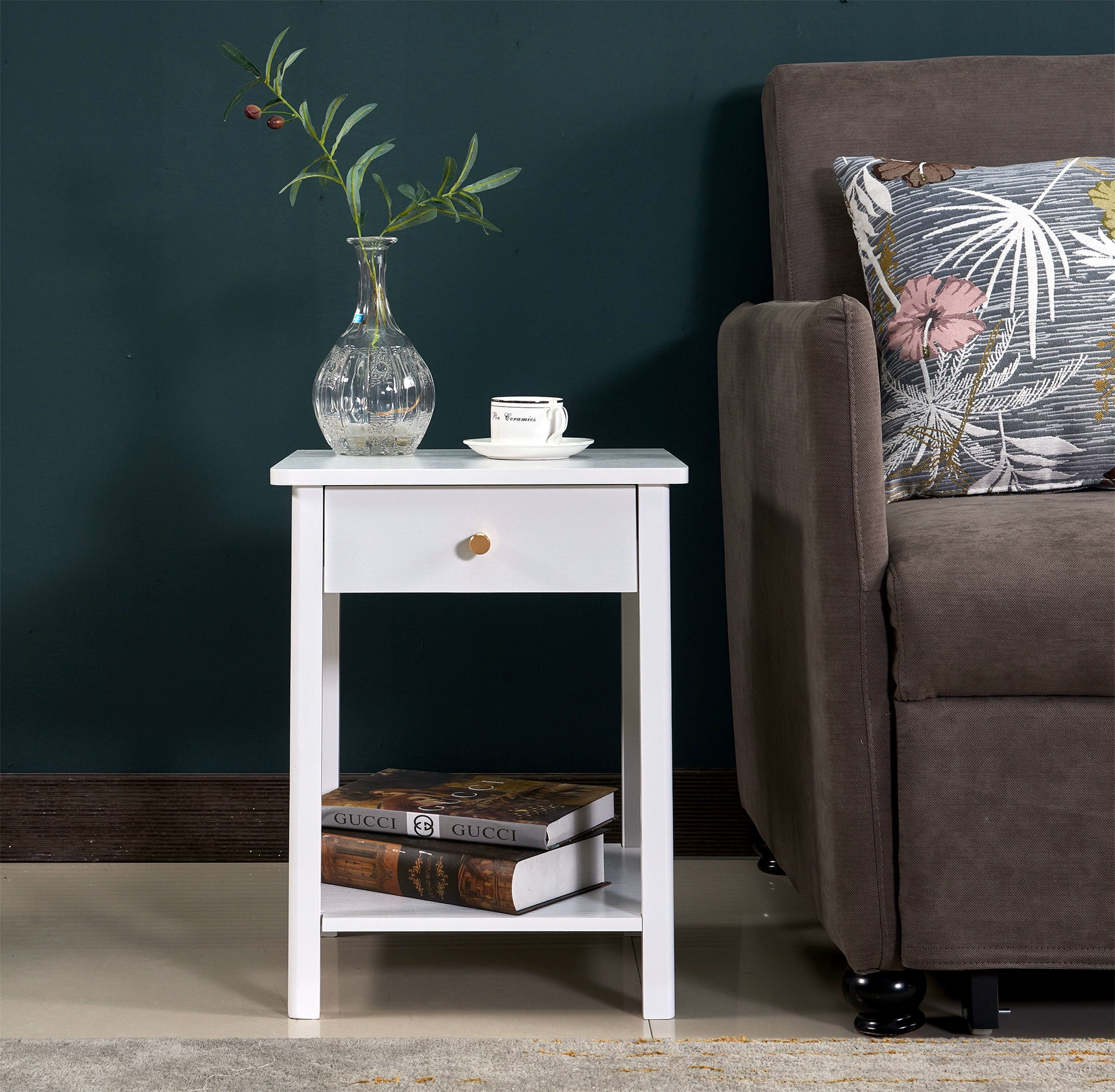 Тумбочка для спальни на заказ, простой маленький шкафчик, передвижной домашний шкаф для хранения, простая прикроватная тумбочка в европейском стиле, вращающаяся.