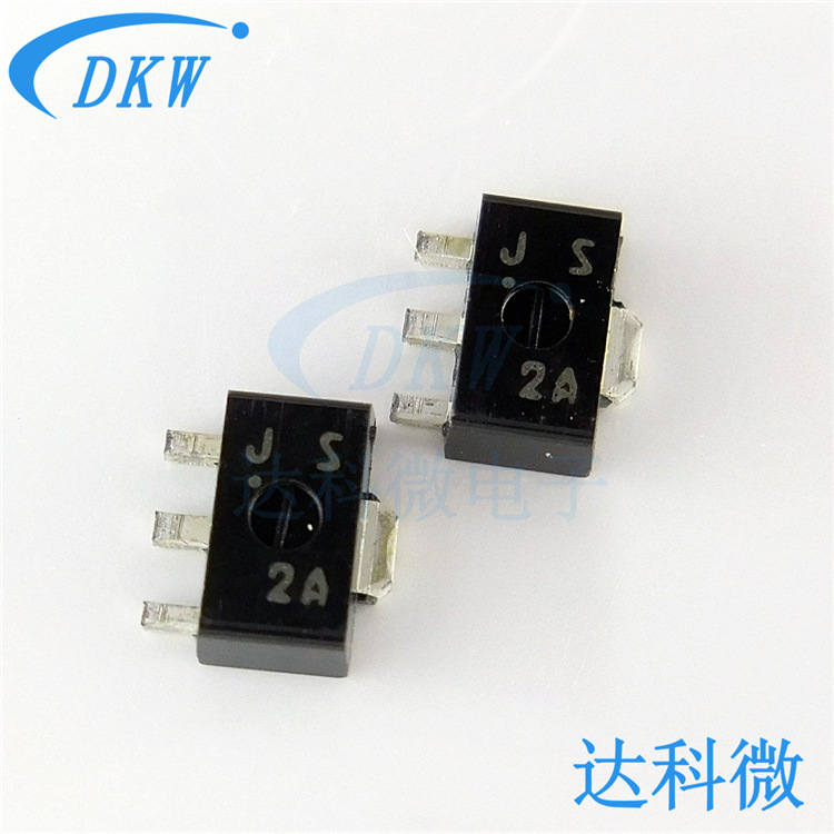 2SJ612 丝印：JS 2A SOT-89 贴片晶体三极管 NEC/日本电气
