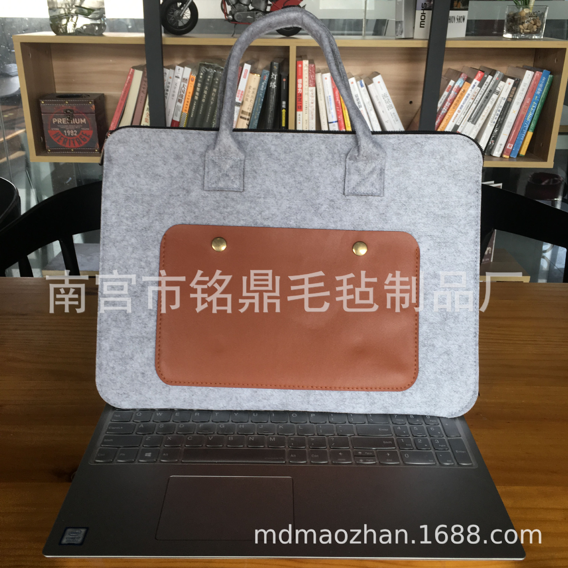 Notebook bag handbag printed LOGO Apple Xiaomi Dell Asus felt computer bag wholesale