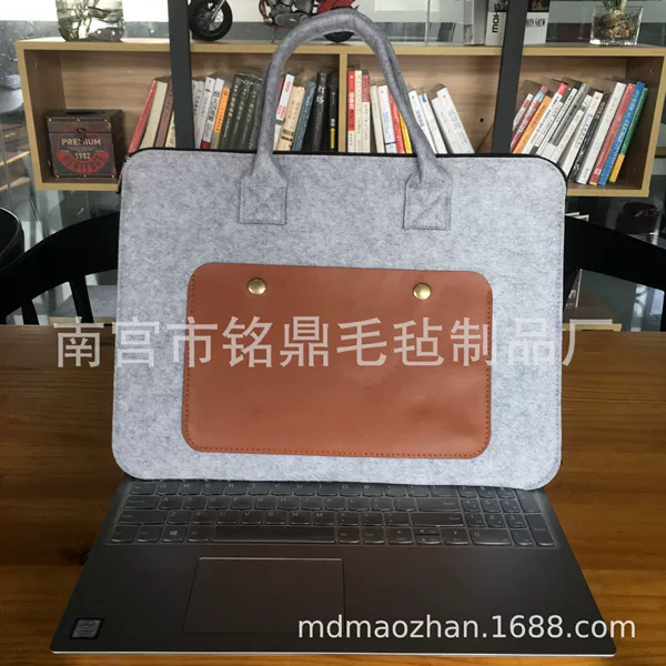 Notebook bag handbag printed LOGO Apple Xiaomi Dell Asus felt computer bag wholesale